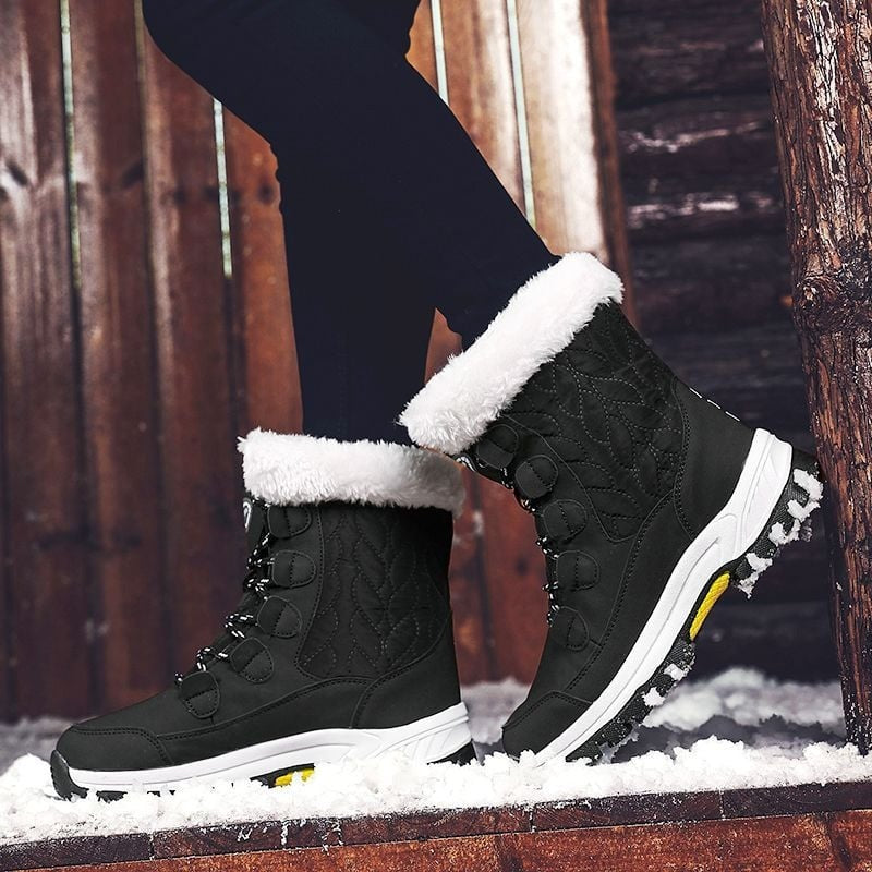 Snow Boots Women Winter Keep Warm Water-proof Shoes