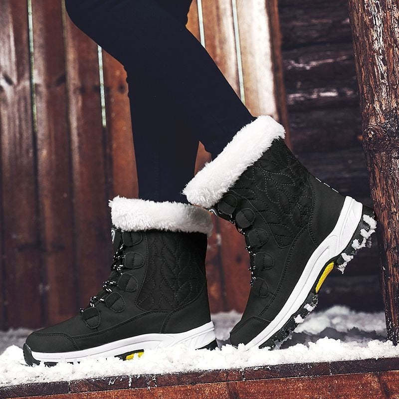 Snow Boots Women Winter Keep Warm Water-proof Shoes
