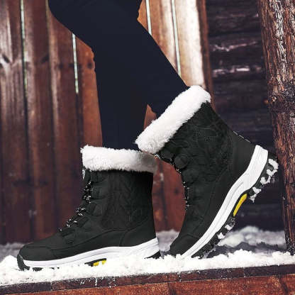 Snow Boots Women Winter Keep Warm Water-proof Shoes
