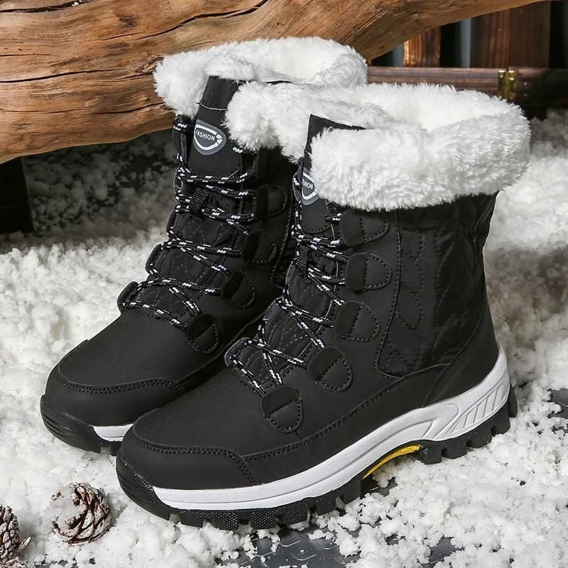 Snow Boots Women Winter Keep Warm Water-proof Shoes