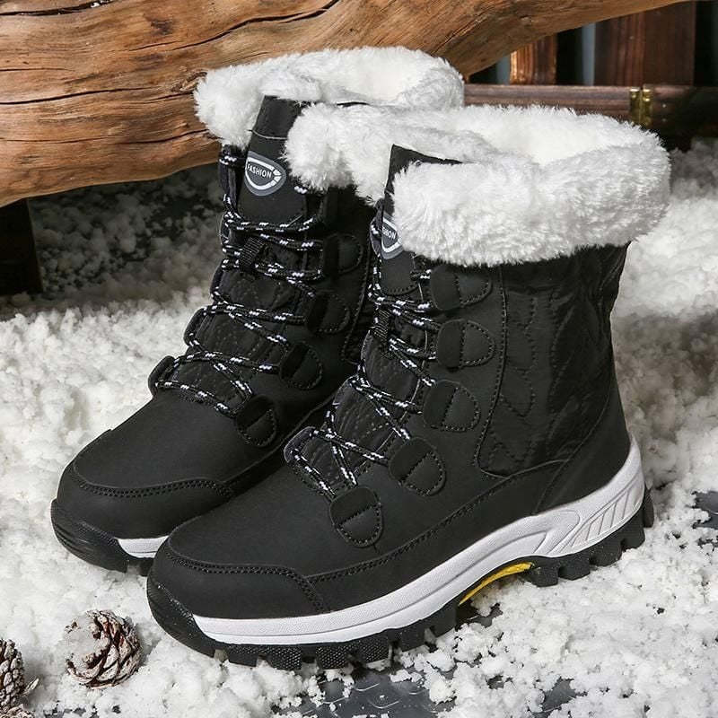 Snow Boots Women Winter Keep Warm Water-proof Shoes