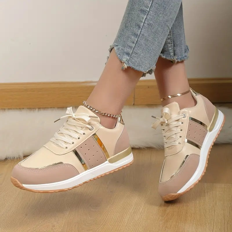 Orthopedic Shoes Women Sneakers Platform Leather Running Summer