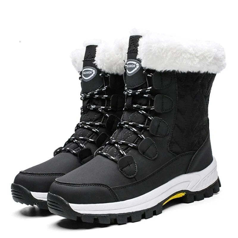 Snow Boots Women Winter Keep Warm Water-proof Shoes