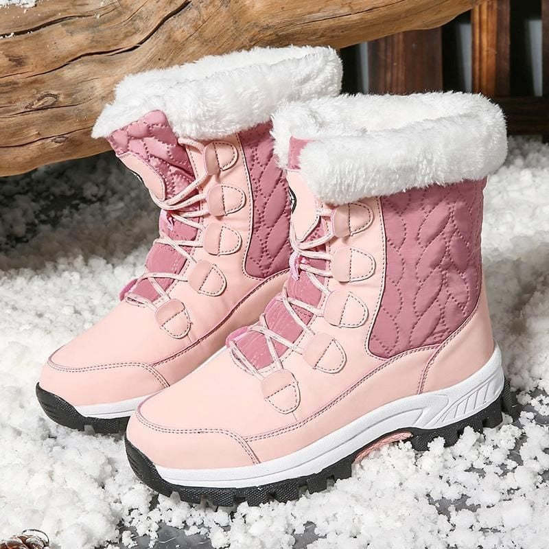 Snow Boots Women Winter Keep Warm Water-proof Shoes