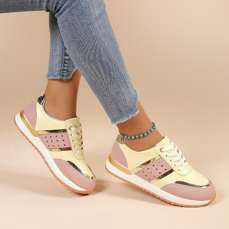 Orthopedic Shoes Women Sneakers Platform Leather Running Summer