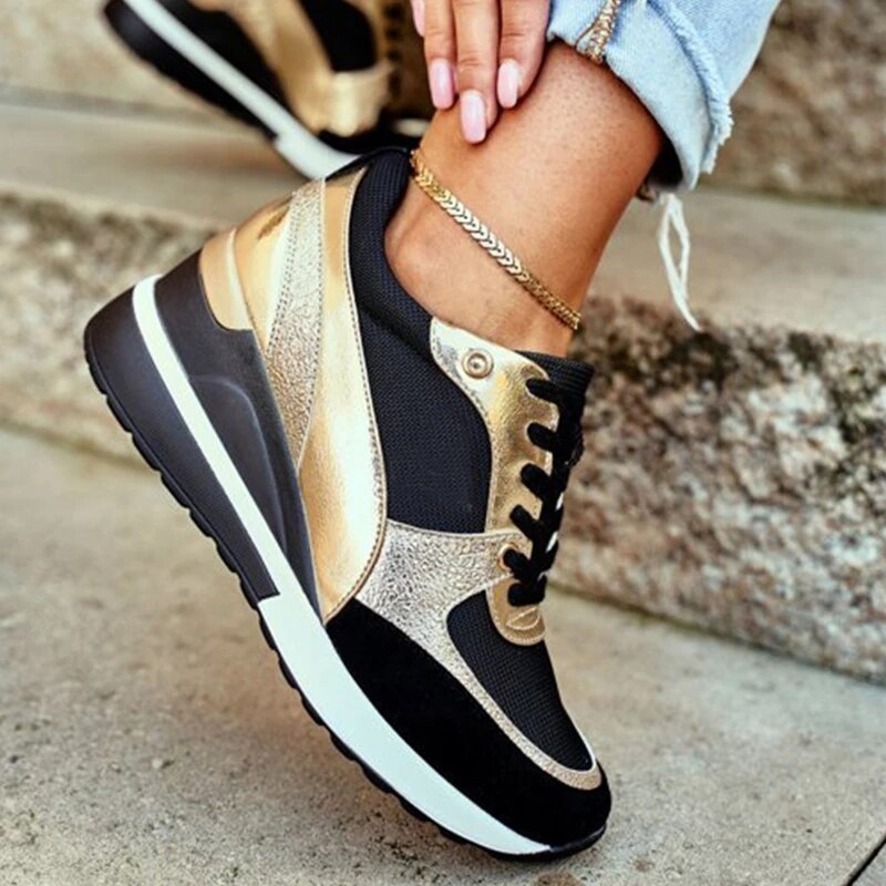 Orthopedic Shoes Women Arch Support Comfy Breathable Height Increase Sneakers
