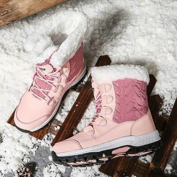 Snow Boots Women Winter Keep Warm Water-proof Shoes