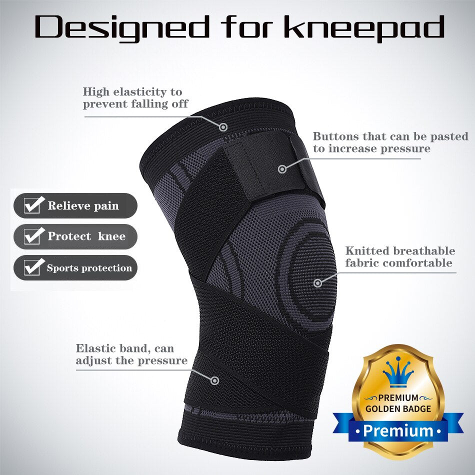 Short Cross Knee Pads Leg Sporty Support Braces For Arthritis Joint Gym Protector
