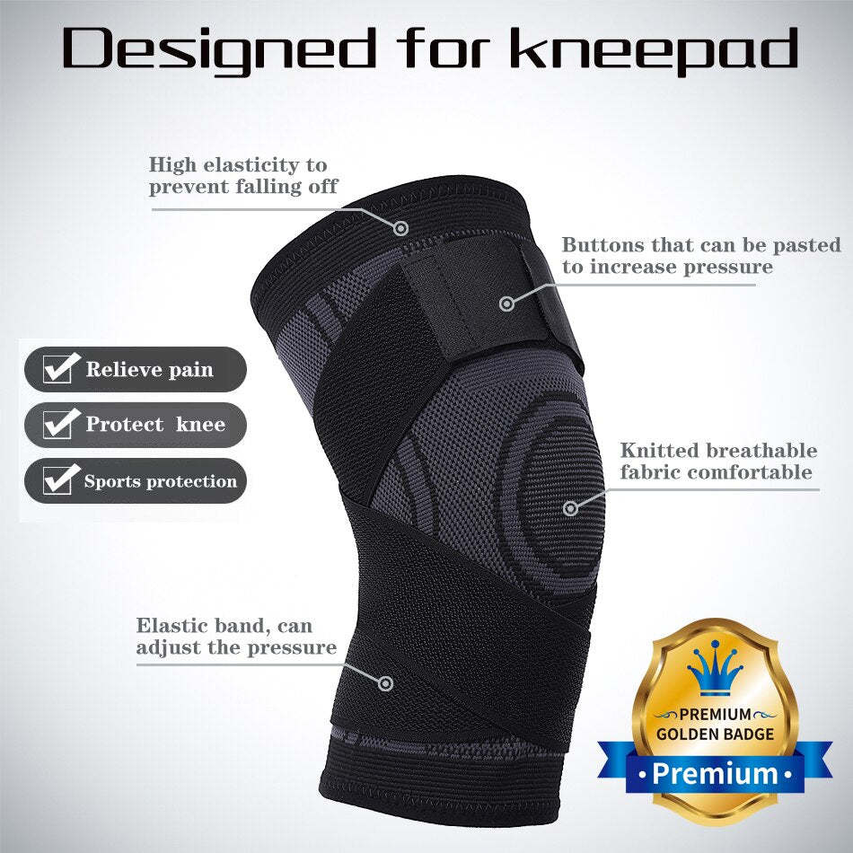 Short Cross Knee Pads Leg Sporty Support Braces For Arthritis Joint Gym Protector