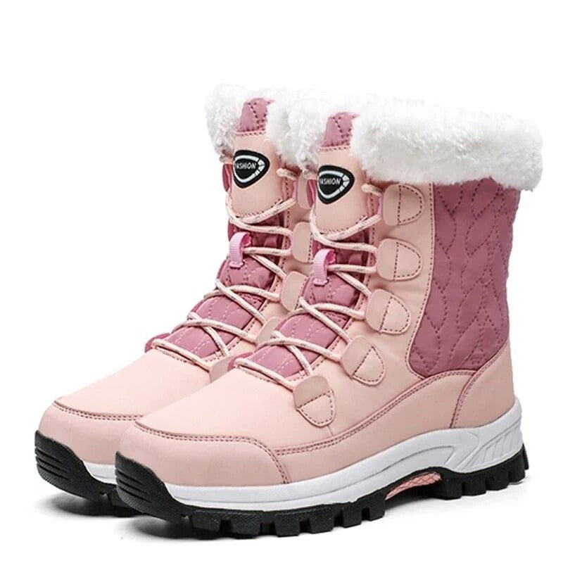 Snow Boots Women Winter Keep Warm Water-proof Shoes