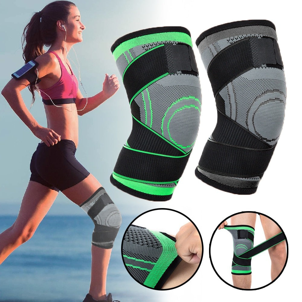 Short Cross Knee Pads Leg Sporty Support Braces For Arthritis Joint Gym Protector