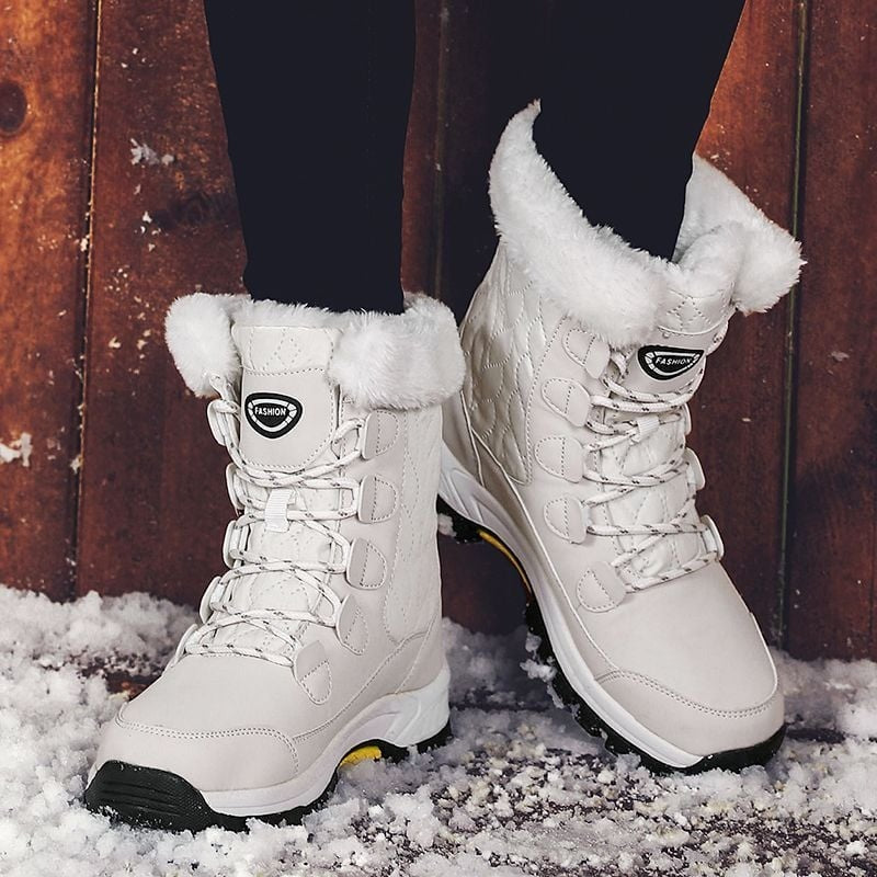 Snow Boots Women Winter Keep Warm Water-proof Shoes