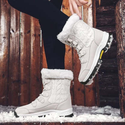 Snow Boots Women Winter Keep Warm Water-proof Shoes