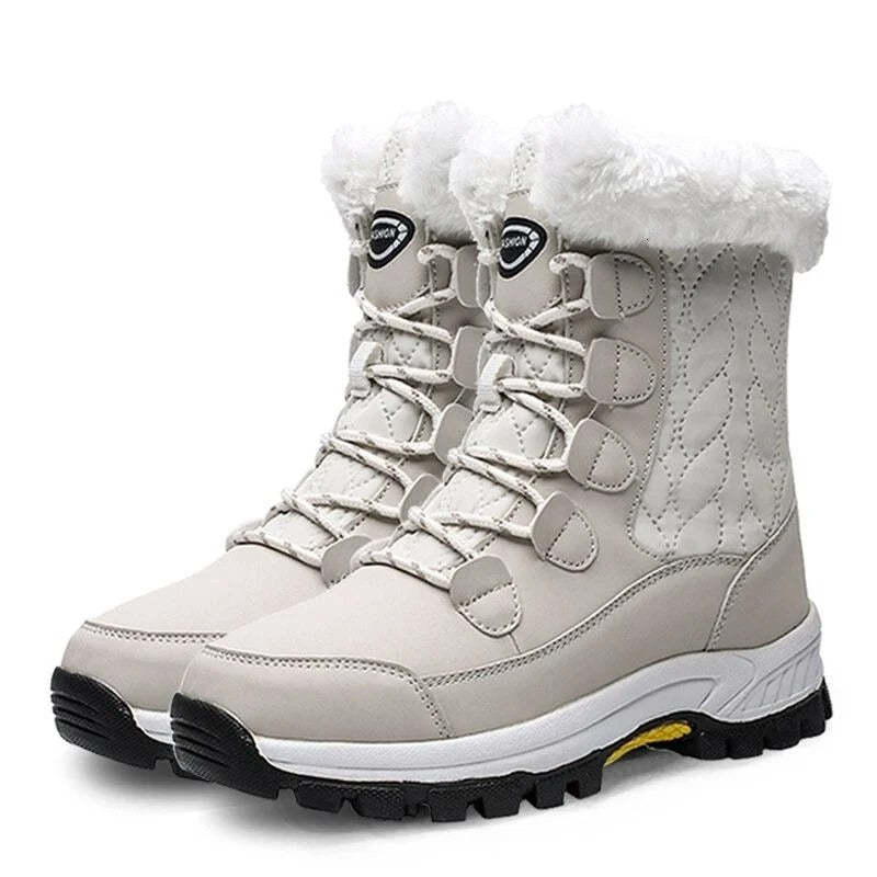 Snow Boots Women Winter Keep Warm Water-proof Shoes