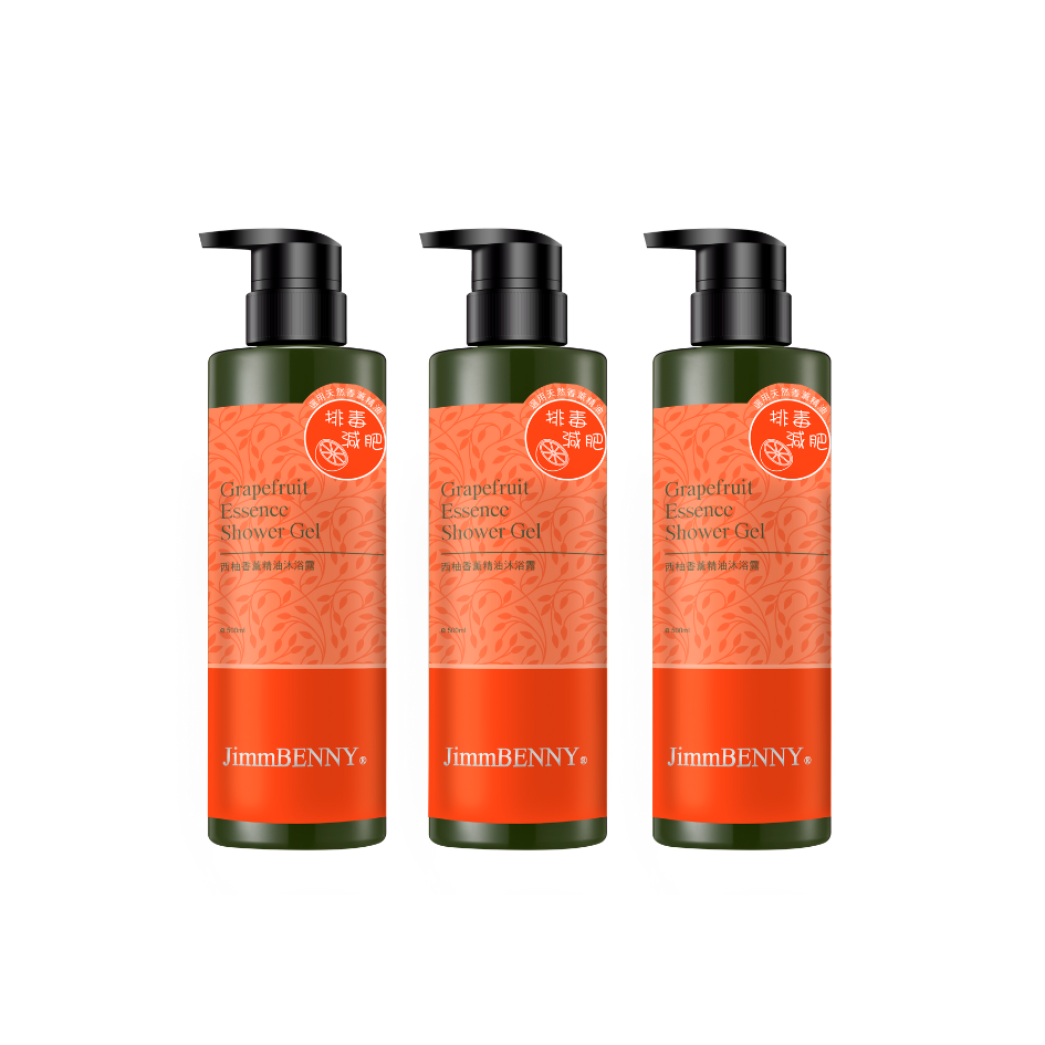 JIMMBENNY Grapefruit Essence Shower Gel 500ml/ 100% Vegan