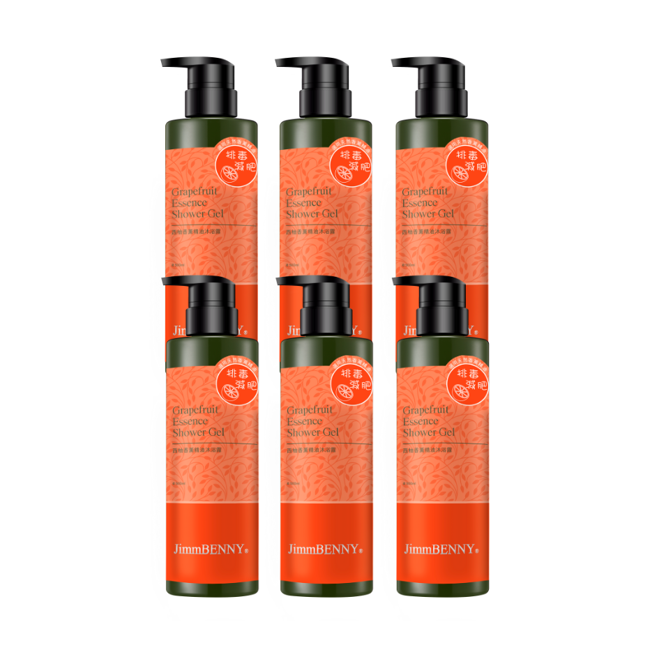 JIMMBENNY Grapefruit Essence Shower Gel 500ml/ 100% Vegan