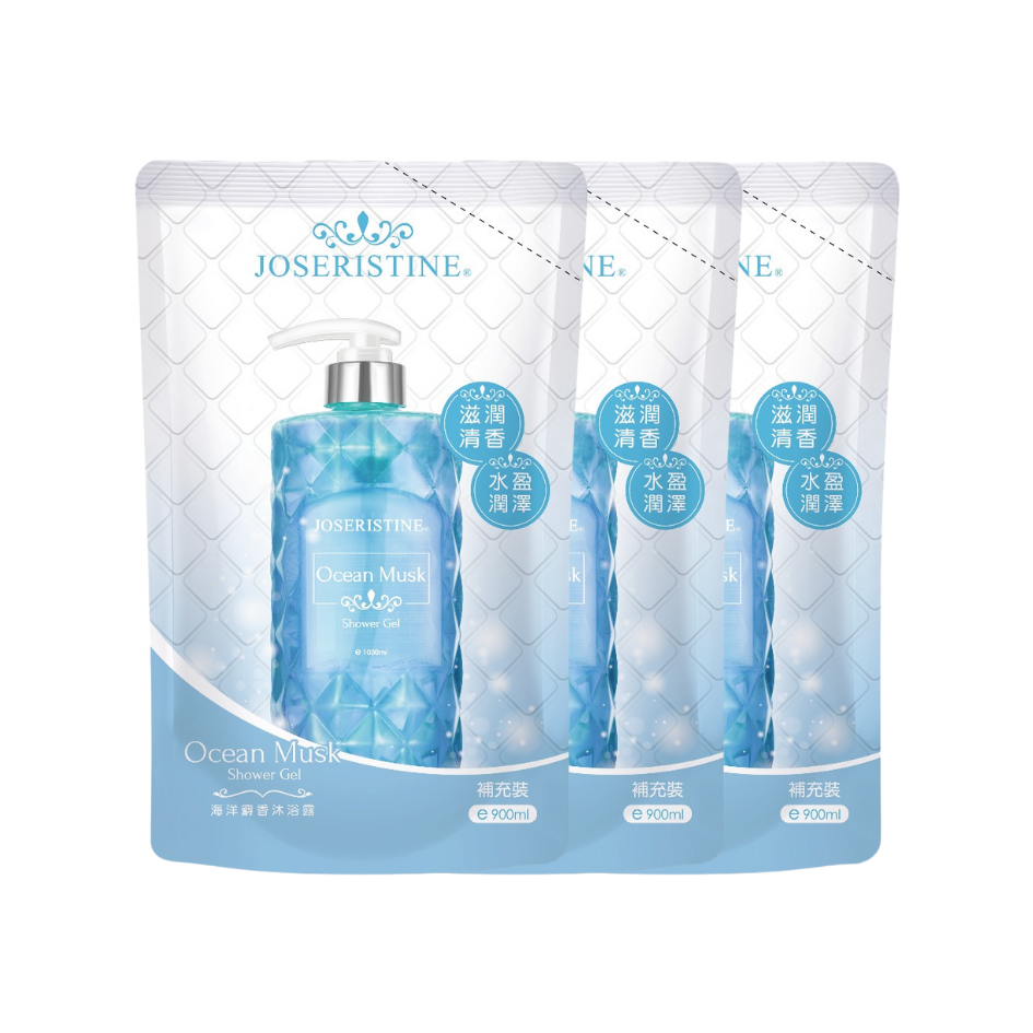 [BUNDLE] JOSERISTINE Ocean Musk Shower Gel Refill Pack 900ml
