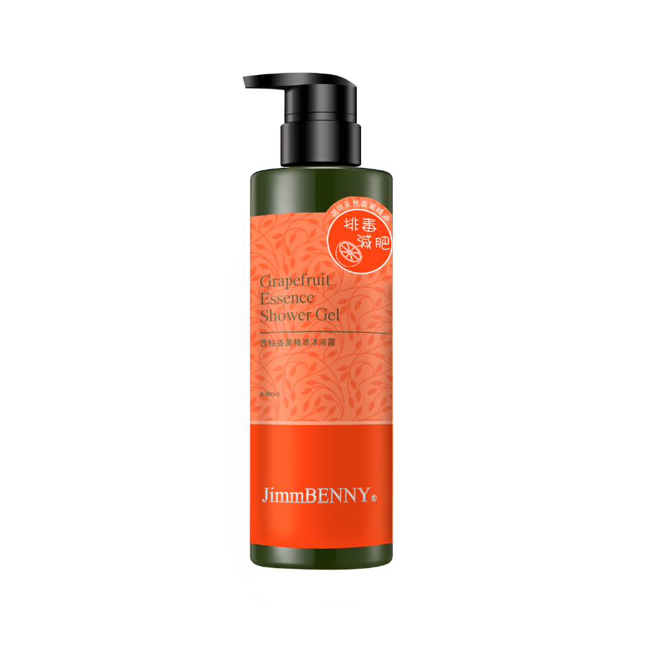 JIMMBENNY Grapefruit Essence Shower Gel 500ml/ 100% Vegan