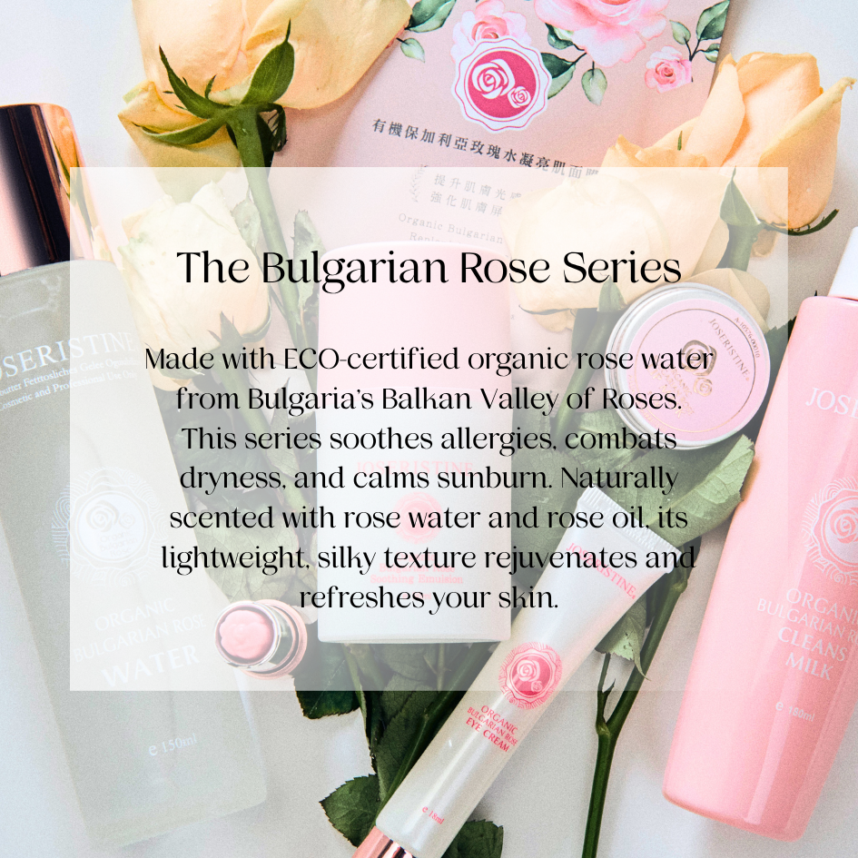 JOSERISTINE Organic Bulgarian Rose Cleansing Milk 180ml