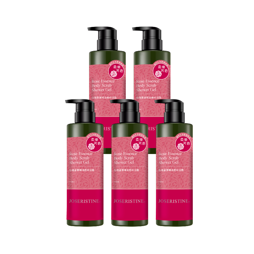 JOSERISTINE Rose Essence Body Scrub Shower Gel 500ml
