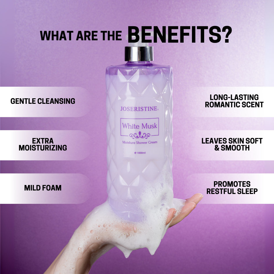 [Combo Deal] JOSERISTINE White Musk Shower Cream