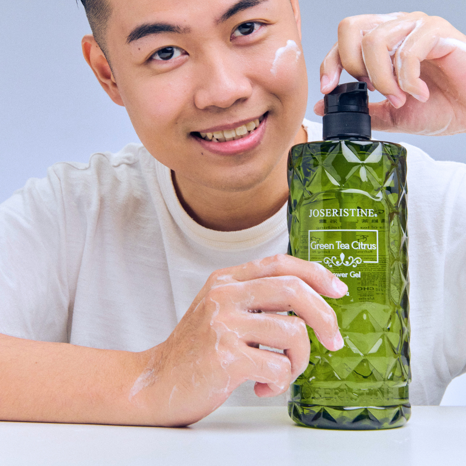 JOSERISTINE Green Tea Citrus Shower Gel 1000ml/ 100% Vegan