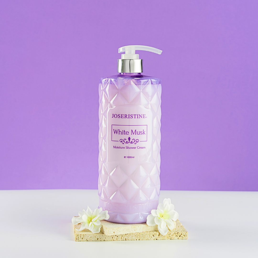 [BUNDLE] JOSERISTINE White Musk Moisture Shower Cream 1000ml