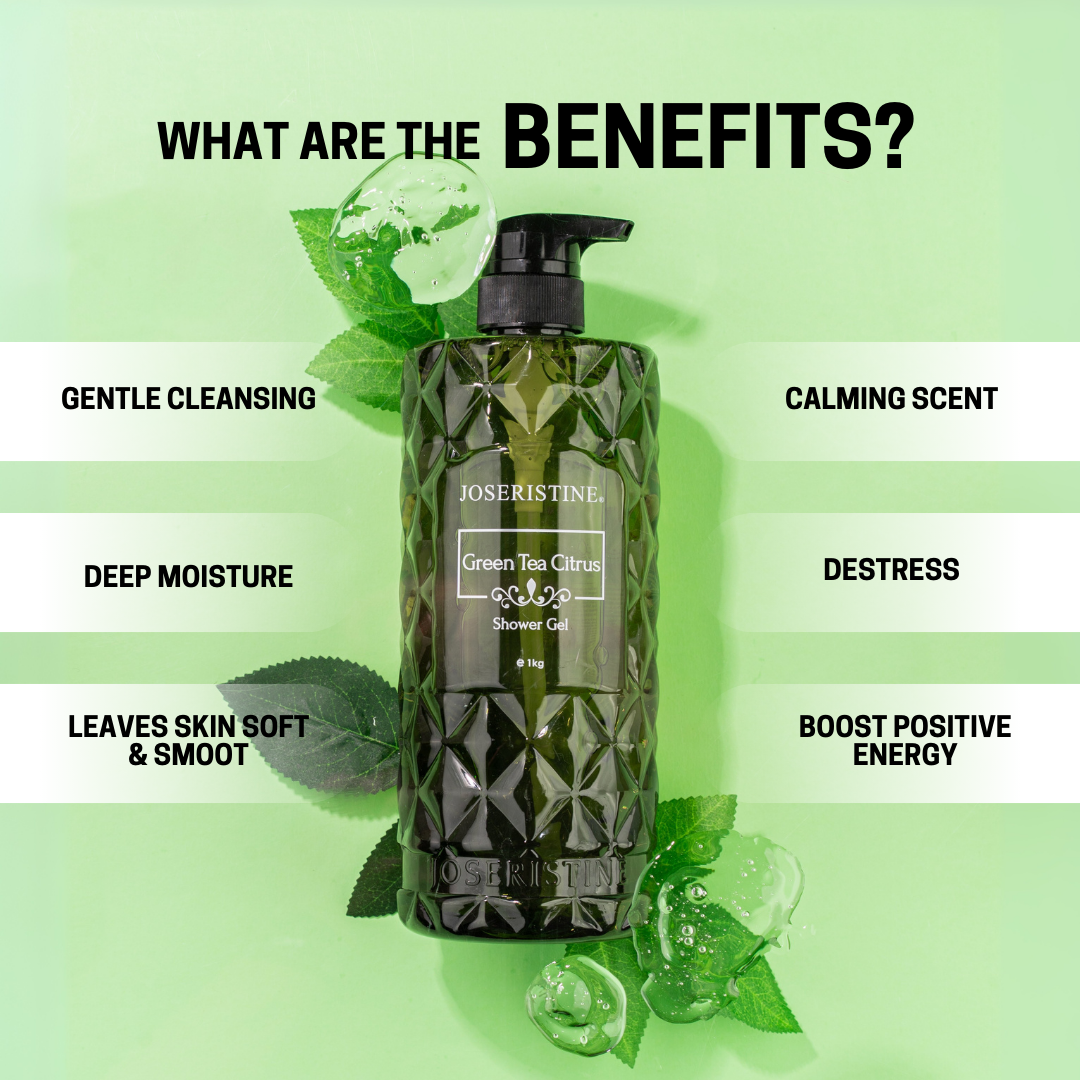 [BUNDLE] JOSERISTINE Green Tea Citrus Shower Gel 1000ml