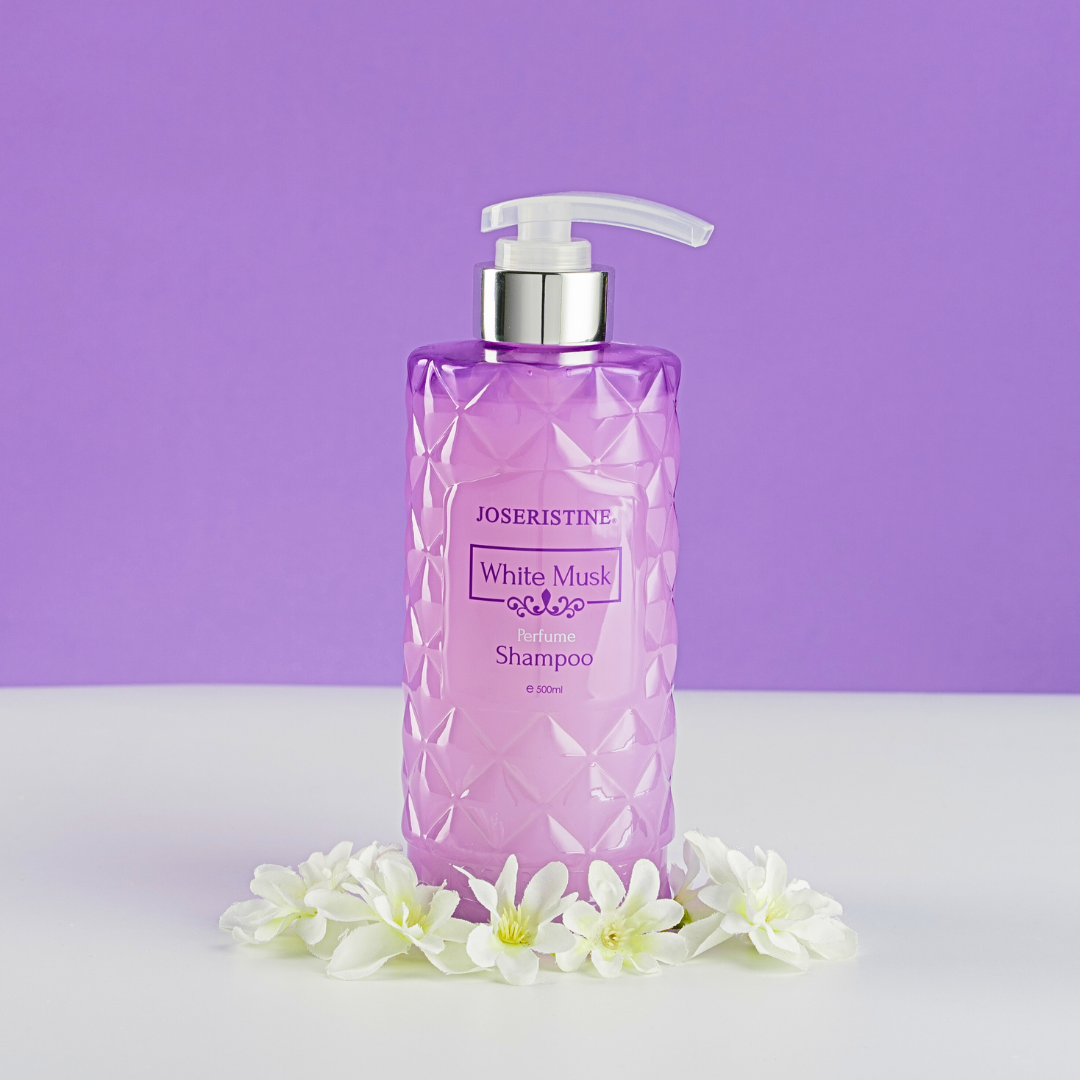 JOSERISTINE White Musk Perfume Shampoo 500ml/ 100% Vegan