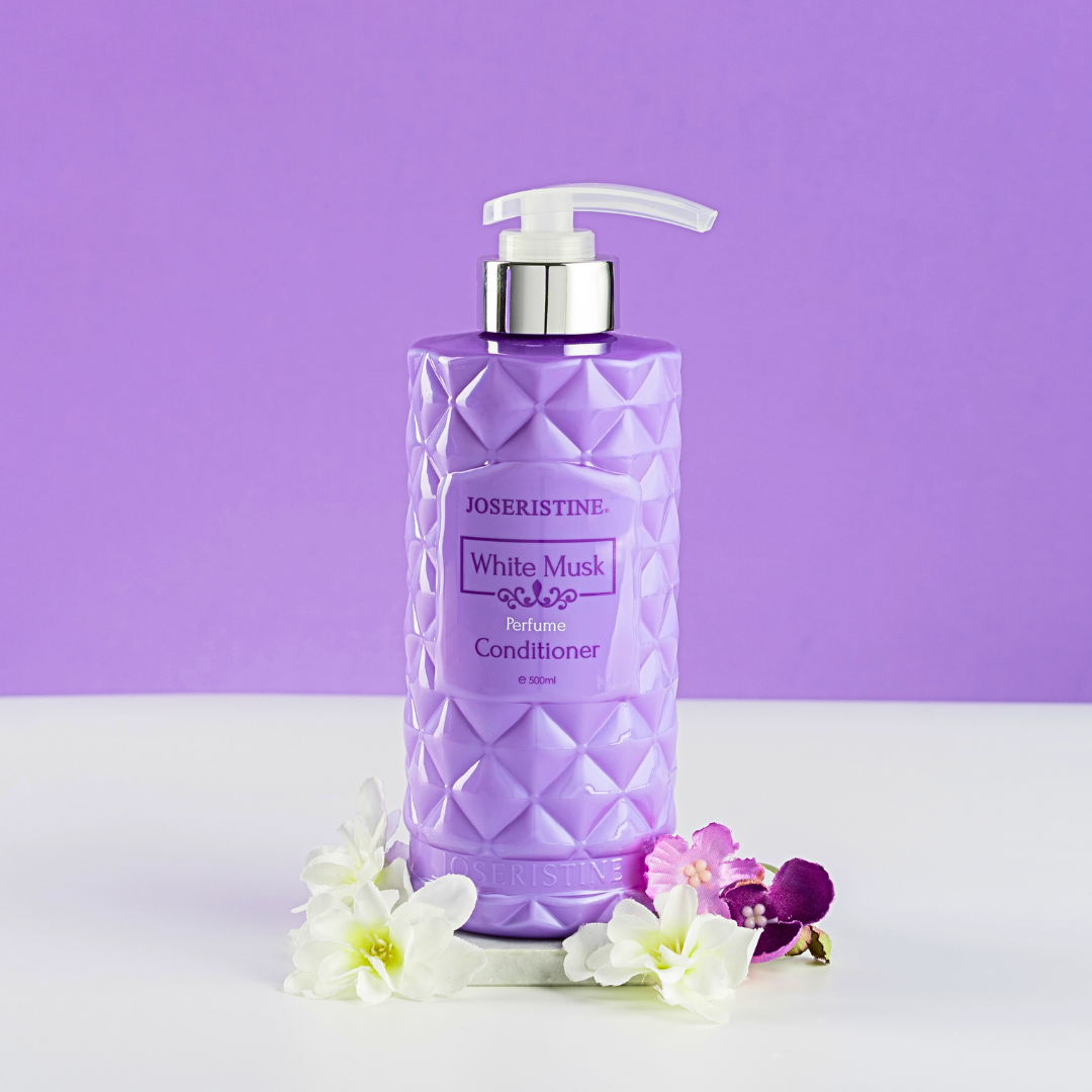 JOSERISTINE White Musk Perfume Hair Conditioner 500ml/ 100% Vegan