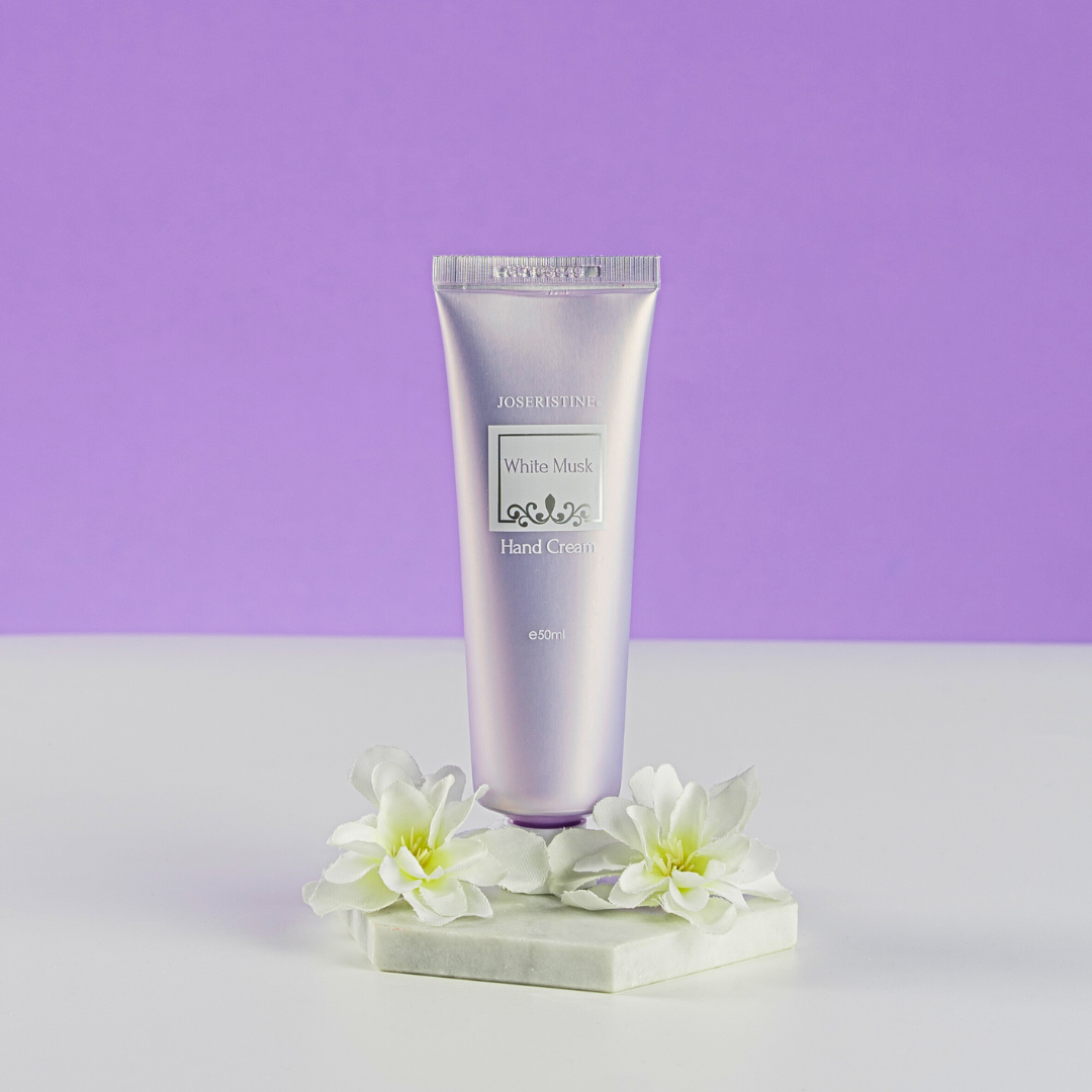 JOSERISTINE White Musk Hand Cream 50ml/ 100% Vegan Organic