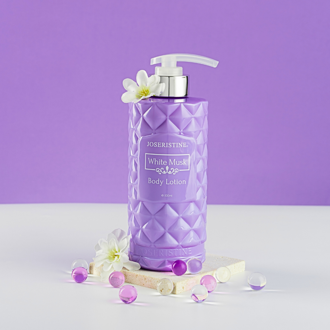 JOSERISTINE White Musk Body Lotion 500ml/ 100% Vegan