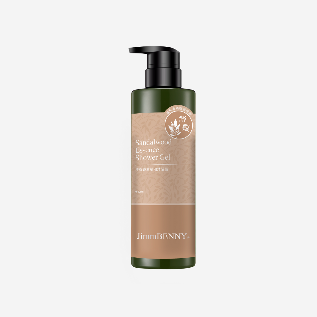 JIMMBENNY Sandalwood Essence Shower Gel 500ml/ 100% Vegan
