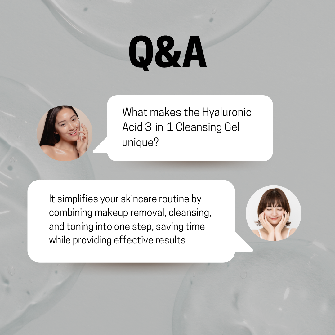 JOSERISTINE Hyaluronic Acid 3 In 1 Cleansing Gel 180ml