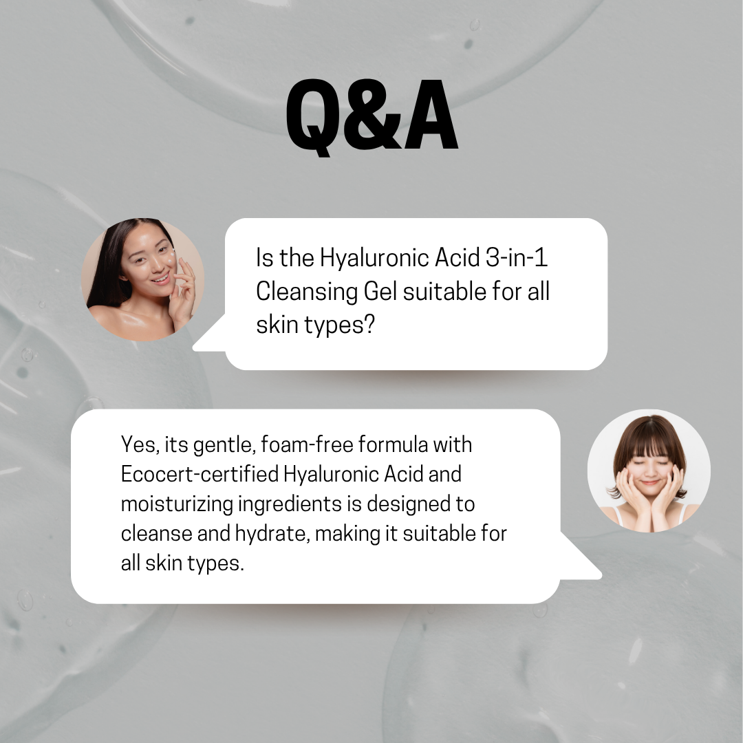 JOSERISTINE Hyaluronic Acid 3 In 1 Cleansing Gel 180ml