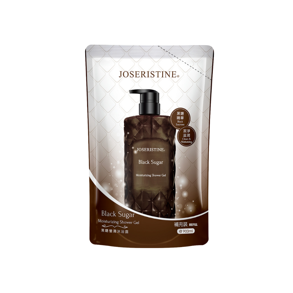 [BUNDLE] JOSERISTINE Black Sugar Shower Gel Refill Pack 900ml