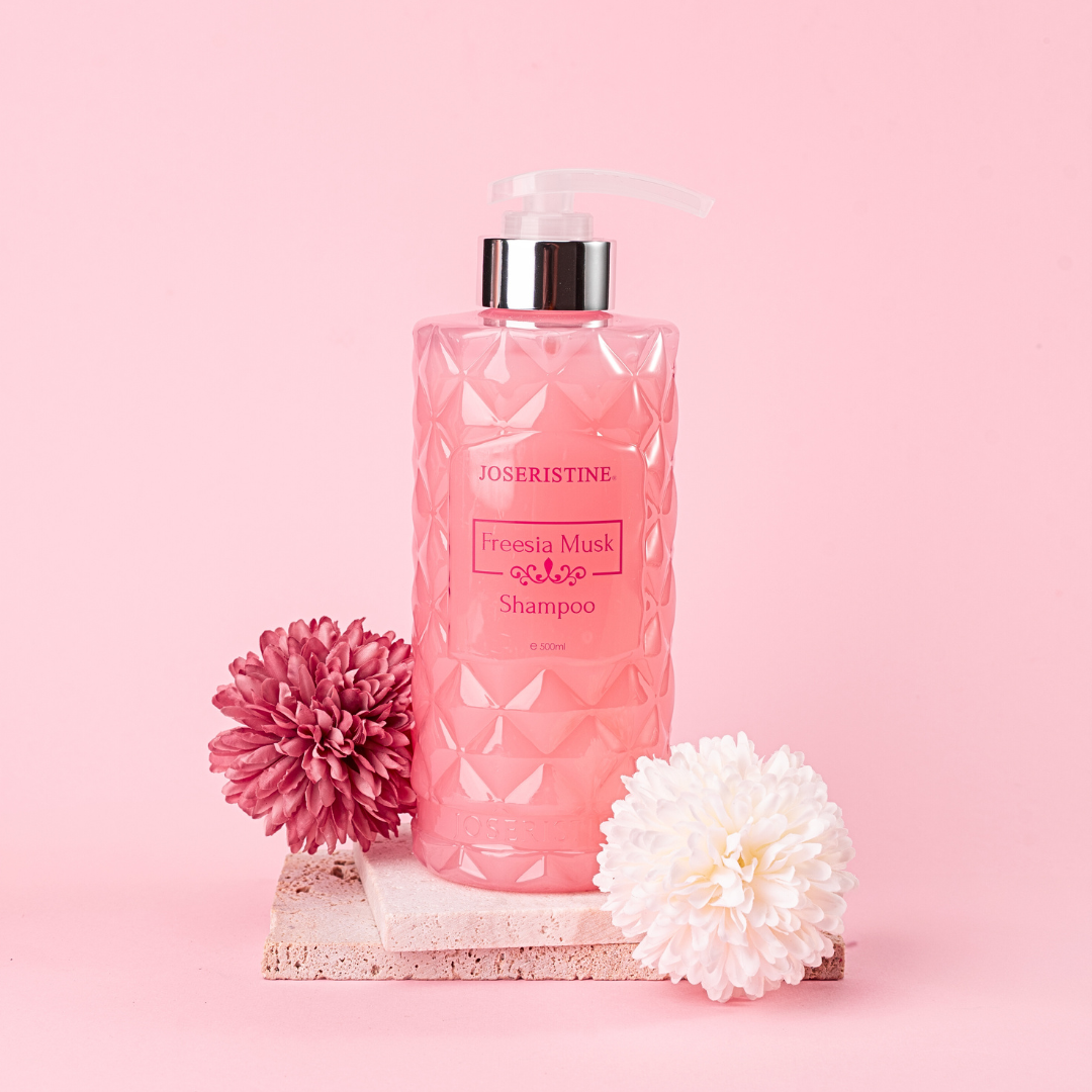 JOSERISTINE Freesia Musk Perfume Shampoo 500ml/ 100% Vegan