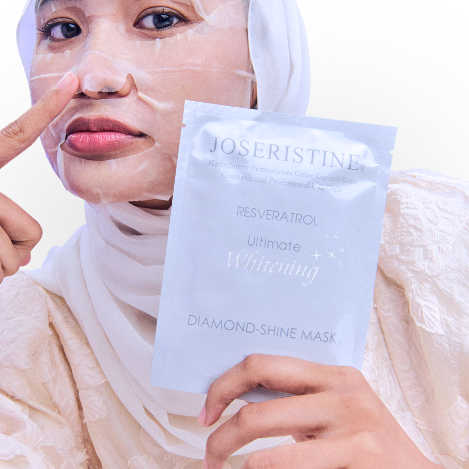 JOSERISTINE Resveratrol Brightening Face Mask Box Set 6's
