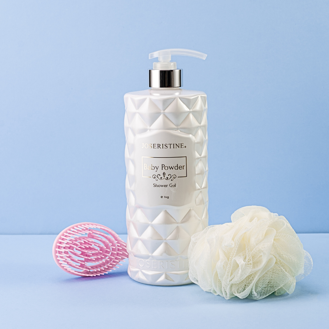 JOSERISTINE Baby Powder Shower Gel 1000ml/ 100% Vegan