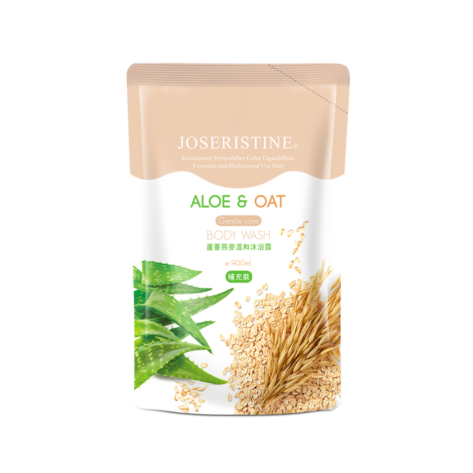 [BUNDLE] JOSERISTINE Aloe & Oat Gentle Body Wash Refill Pack 900ml