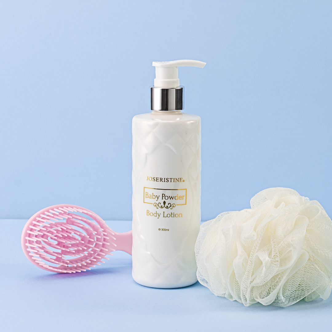 JOSERISTINE Baby Powder Body Lotion 300ml/ 100% Vegan