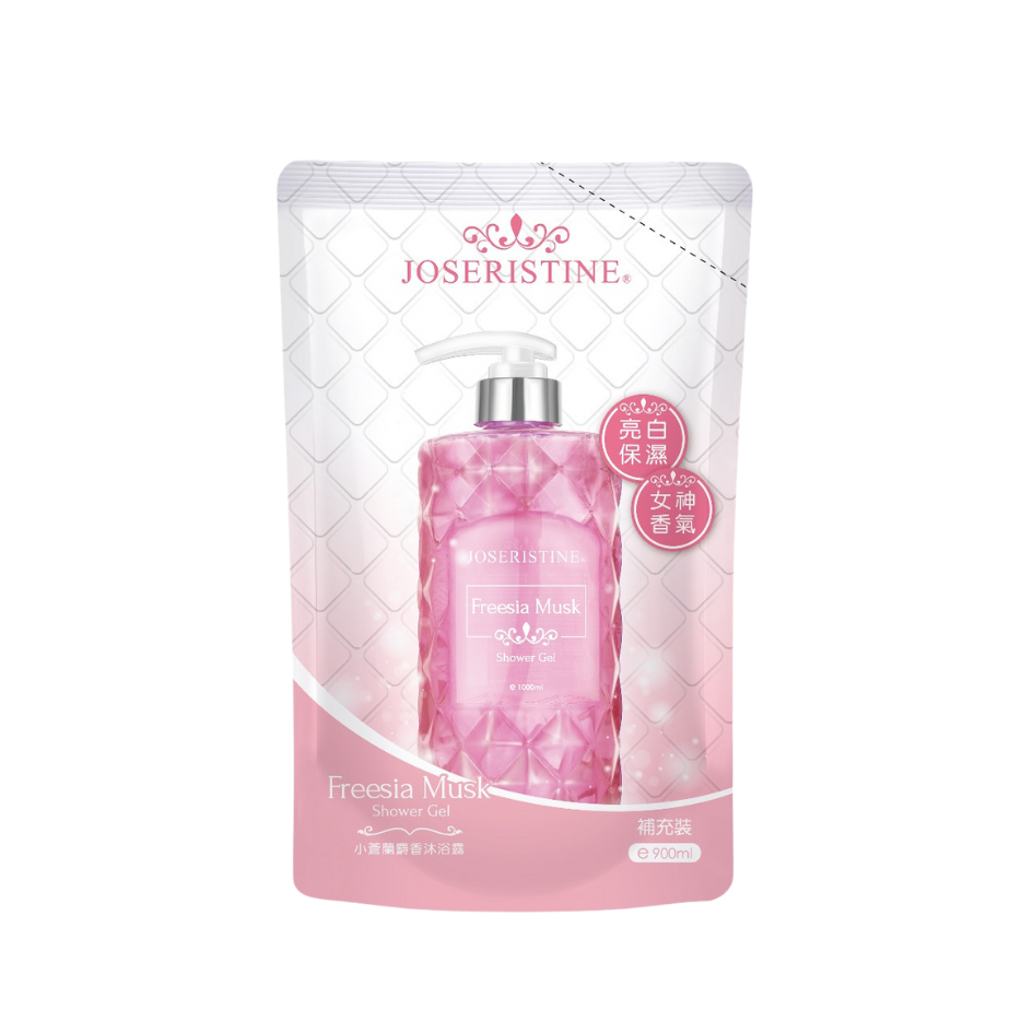 JOSERISTINE Freesia Musk Shower Gel Refill Pack 900ml