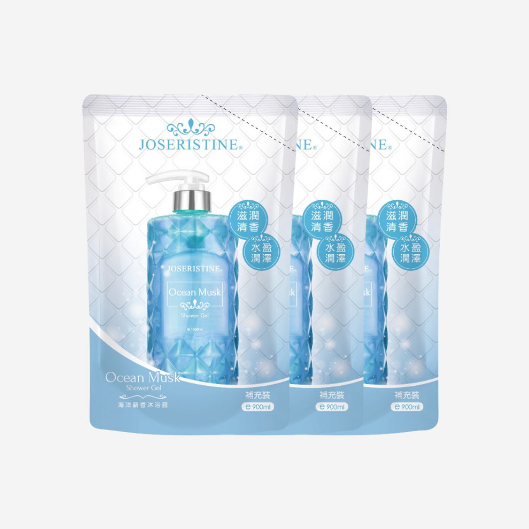 [BUNDLE] JOSERISTINE Ocean Musk Shower Gel Refill Pack 900ml