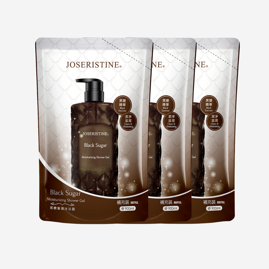 [BUNDLE] JOSERISTINE Black Sugar Shower Gel Refill Pack 900ml