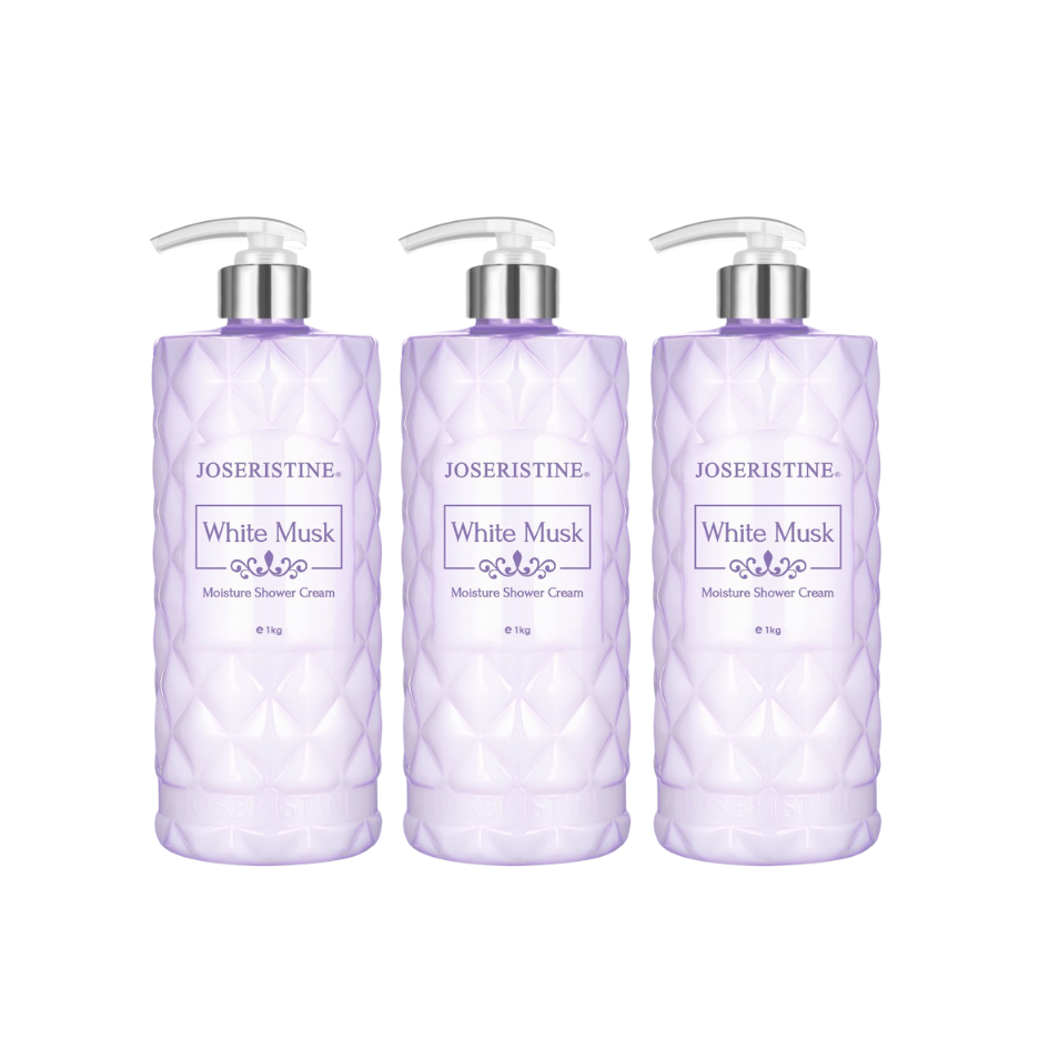 [Bundle Deal] JOSERISTINE White Musk Moisture Shower Cream 1000ml