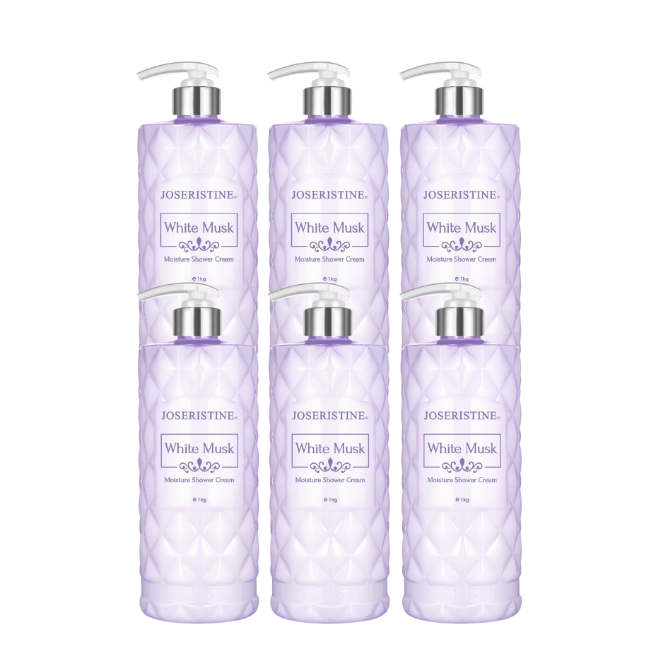 [Bundle Deal] JOSERISTINE White Musk Moisture Shower Cream 1000ml