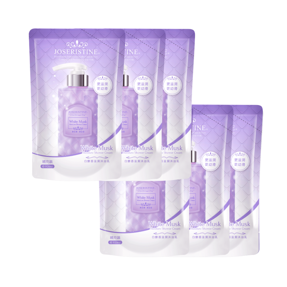 JOSERISTINE White Musk Moisture Shower Cream Refill Pack 900ml