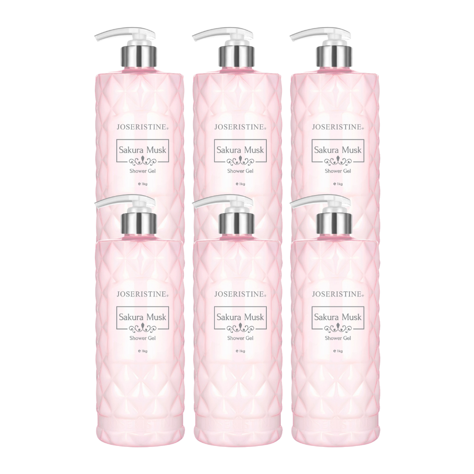 [Bundle Deal] JOSERISTINE Sakura Musk Shower Gel 1000ml