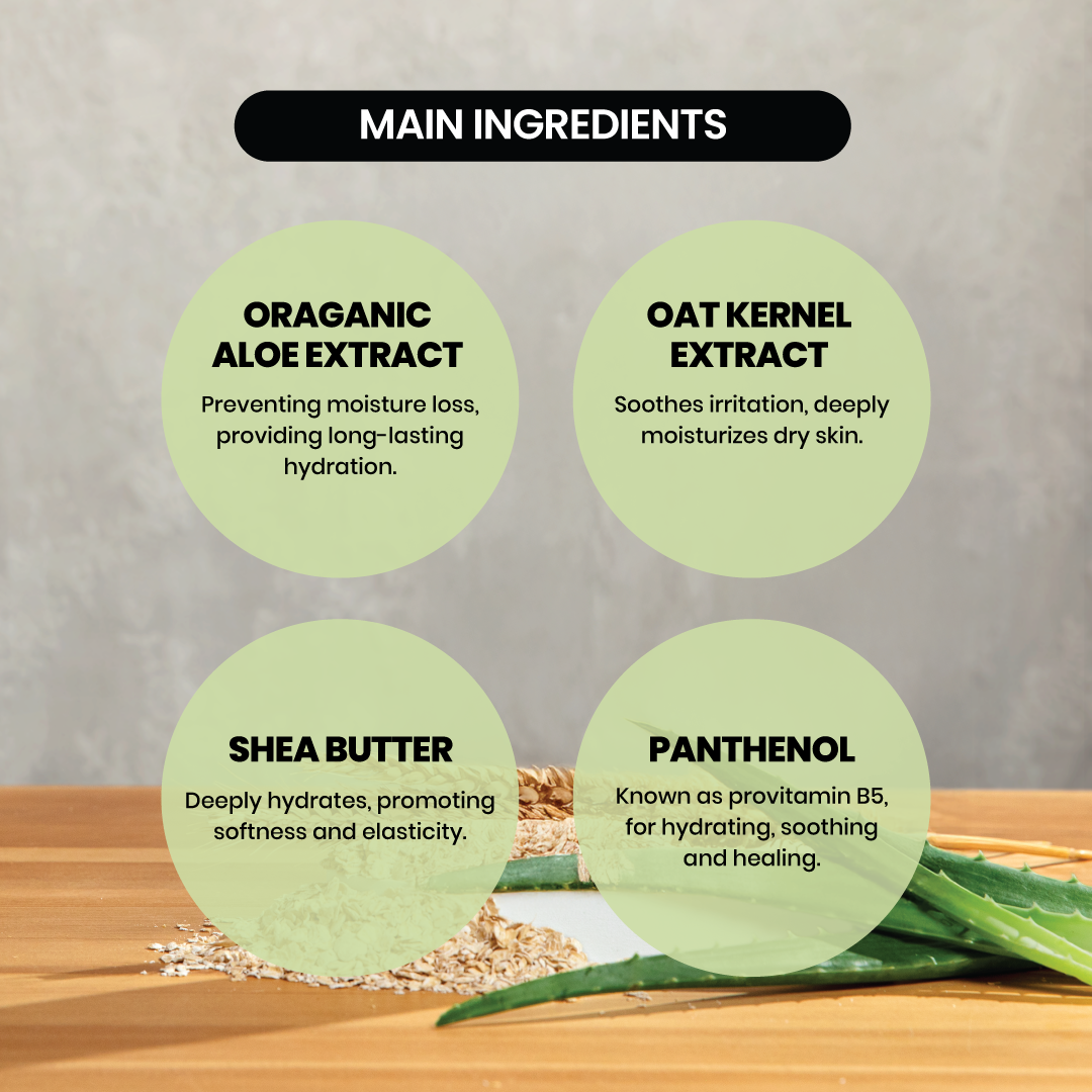 JOSERISTINE Aloe & Oat Gentle Care Body Lotion 400ml