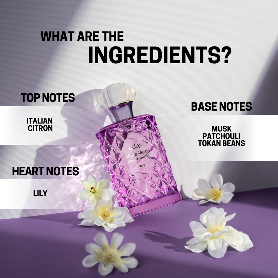 JOSERISTINE White Musk Eau De Toilette Perfume 60ml